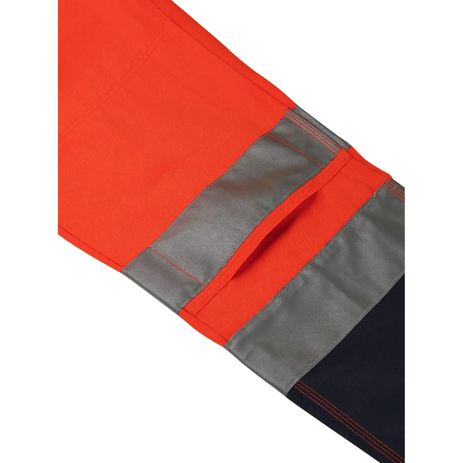 Planam Warnschutz Bundhose orange/marine 102 orange/marine - Extra Detailbild