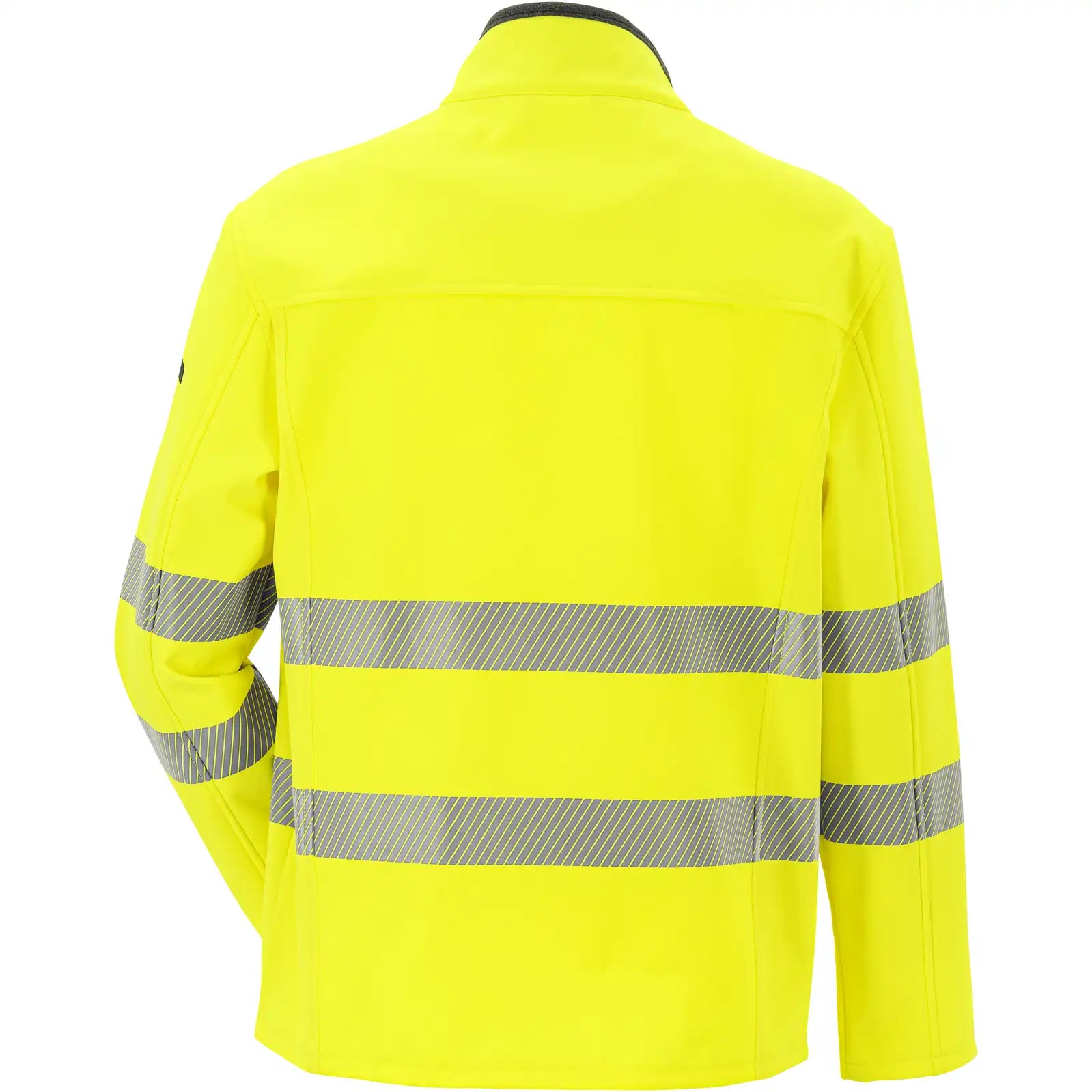 Planam Norit Warnschutz Herren Hybridjacke gelb  102 gelb - Produktbild ohne Model