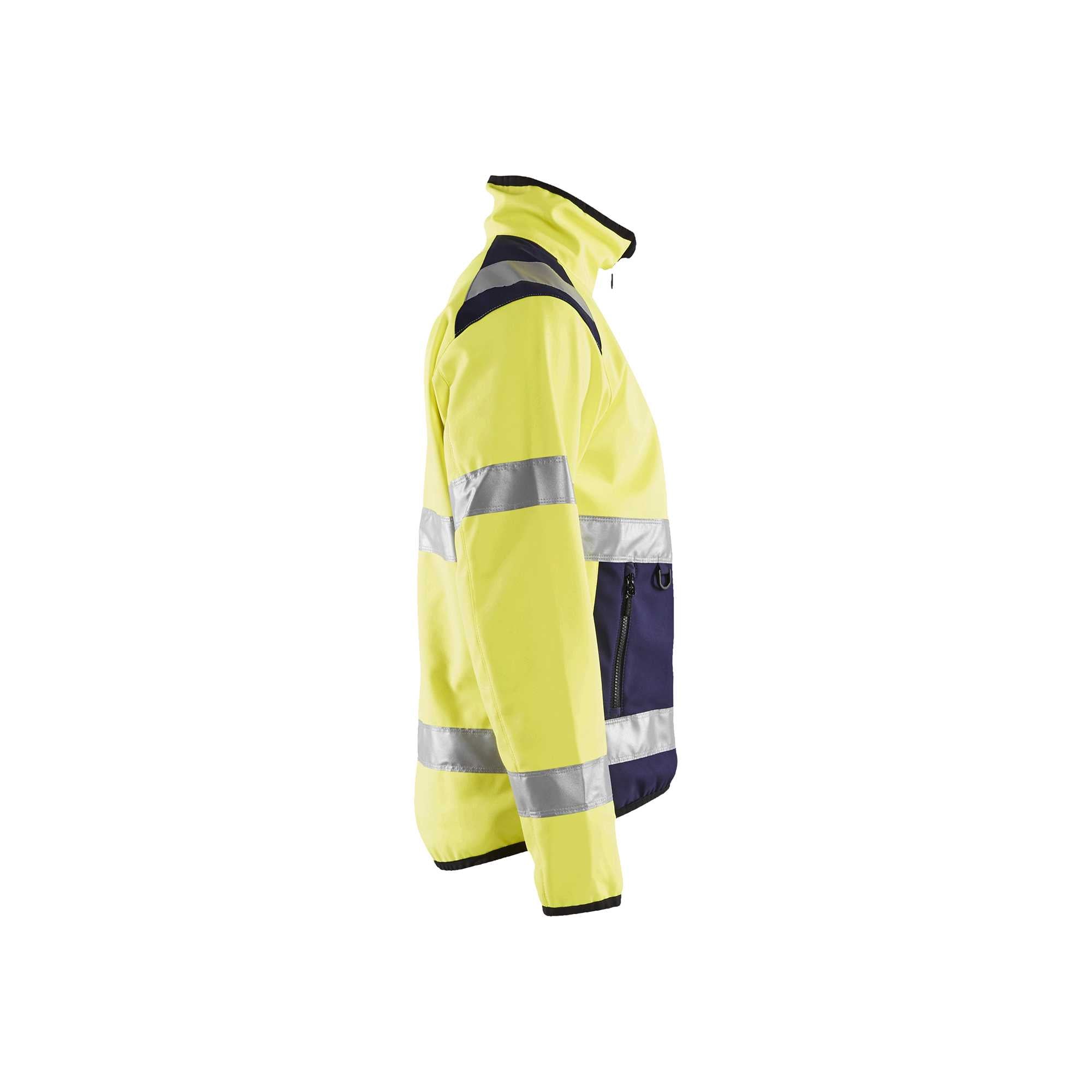 BLAKLADER 48772516 Hi Vis Softshell Jacket Hi Vis Reflective Softshell Work Jacket MEN - Water Repellent