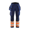 BLAKLADER 71142513 | Women's Hi Vis softshell trousers Hi Vis Reflective Work Trousers Women - Waterproof