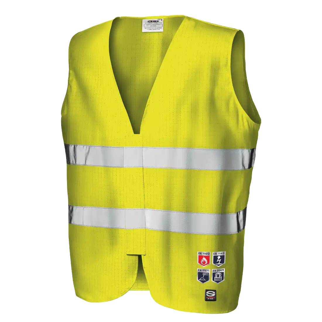 SIR SAFETY SUPERTECH Warnschutz Reflektierende Arbeitsweste HERREN - Antistatisch