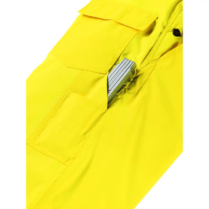 Planam Warnschutz Winterlatzhose orange/marine S orange/marine - Extra Detailbild
