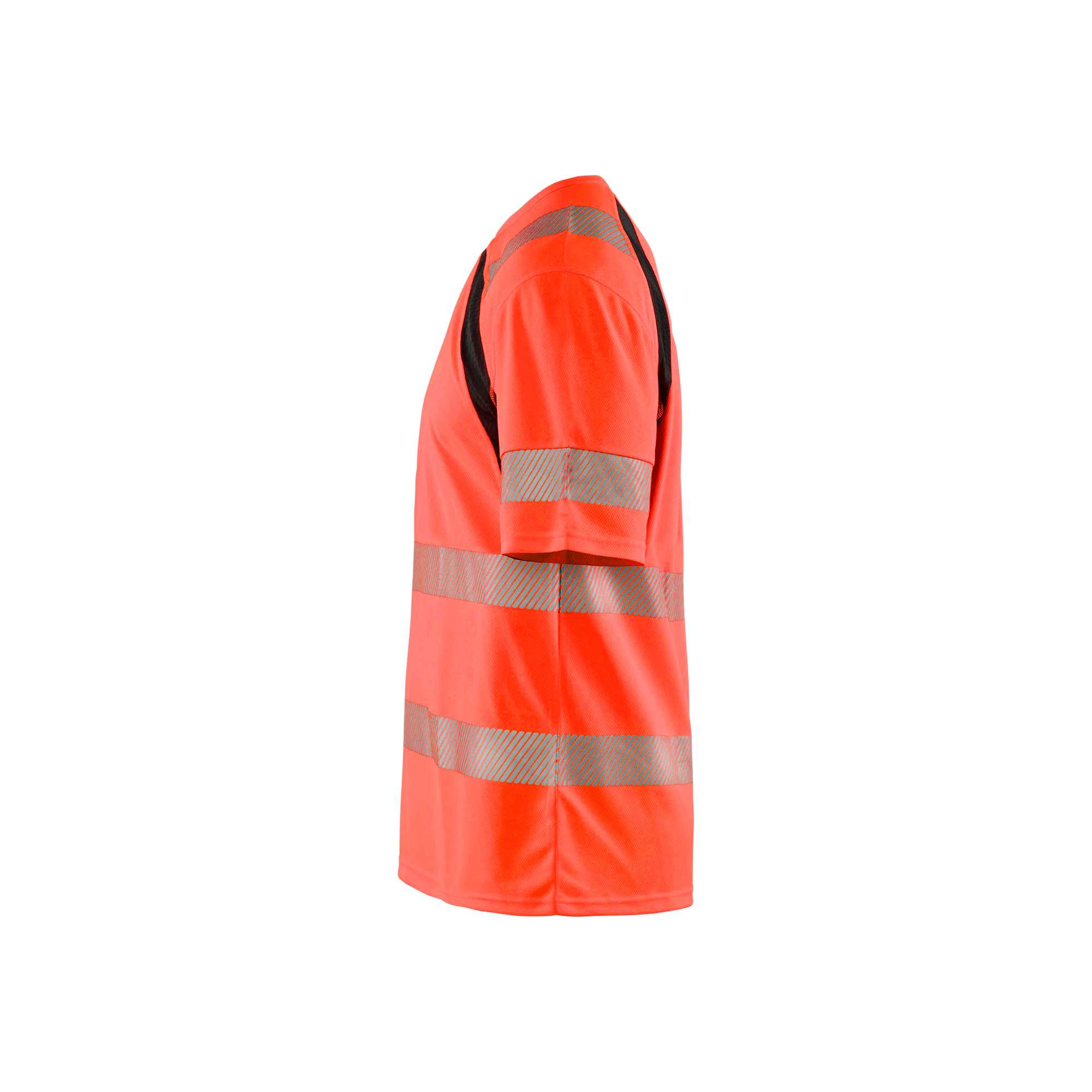 BLAKLADER 33971013 Hi Vis UV protected T shirt Hi Vis Reflective Short Sleeve Work T-Shirt MEN - 100% Polyester