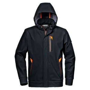 REVOLUTION SOFTSHELL Jacket - Water-Resistant Zipper - Ergonomic Sleeves - Detachable Hood - Image 1