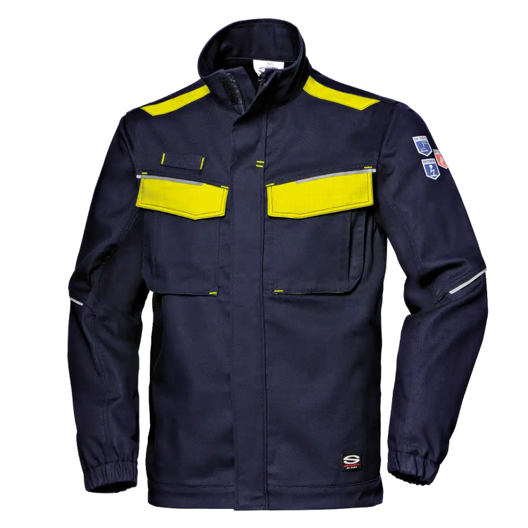 POLYTECH STRETCH JACKET - Reflective Inserts - Antistatic Properties - Flame Resistant - Image 1