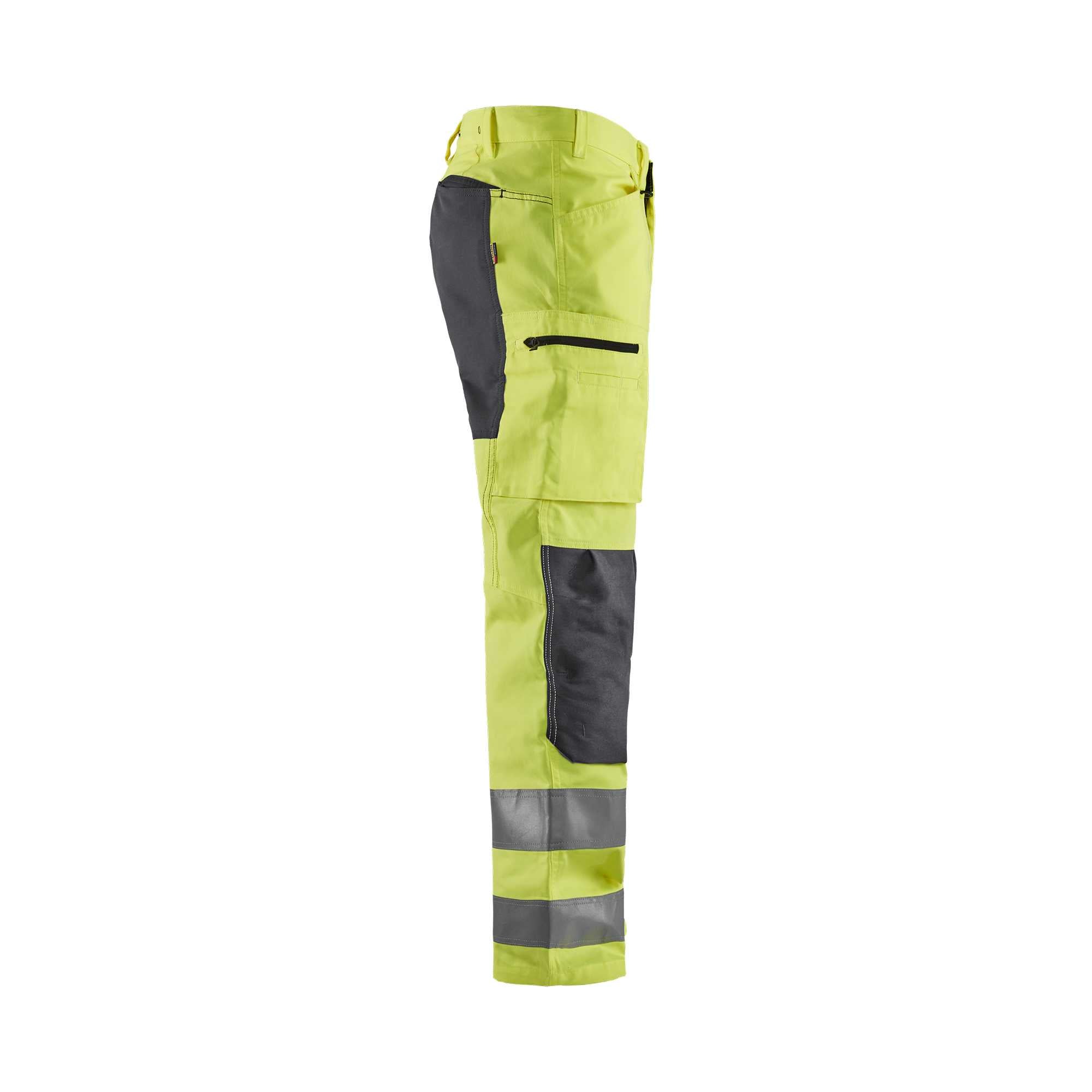 BLAKLADER 15851811 | Hi Vis-broek met stretch Hi Vis Reflecterende Werkbroek Heren - Klasse 2 Gecertificeerd