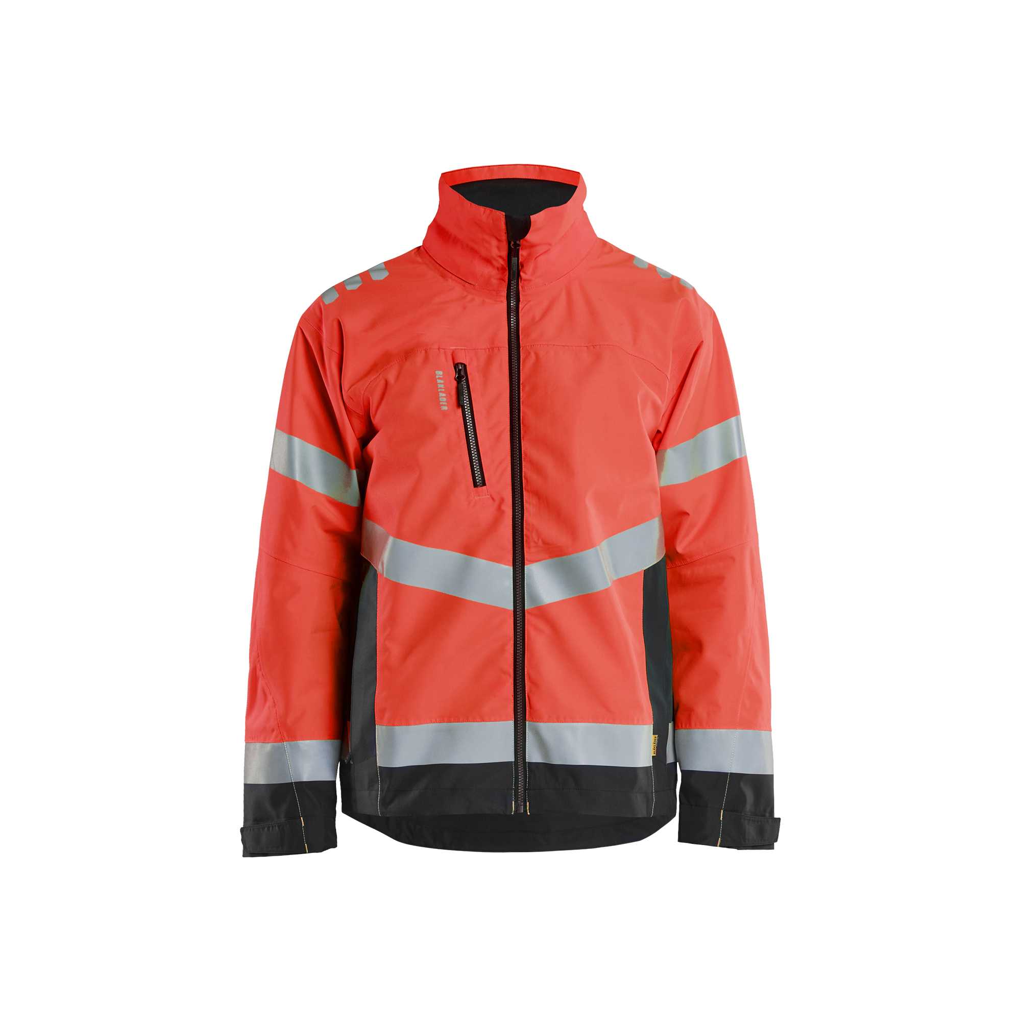 BLAKLADER 47601977 Hi vis Shell Jacket Hi Vis Reflective Shell Work Jacket MEN - Waterproof