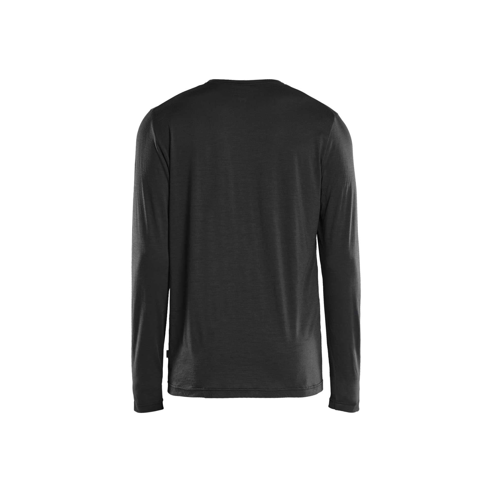 BLAKLADER 35381743 Long sleeved Merino Wool T shirt Long Sleeve Work T-Shirt MEN - 85% Merino Wool