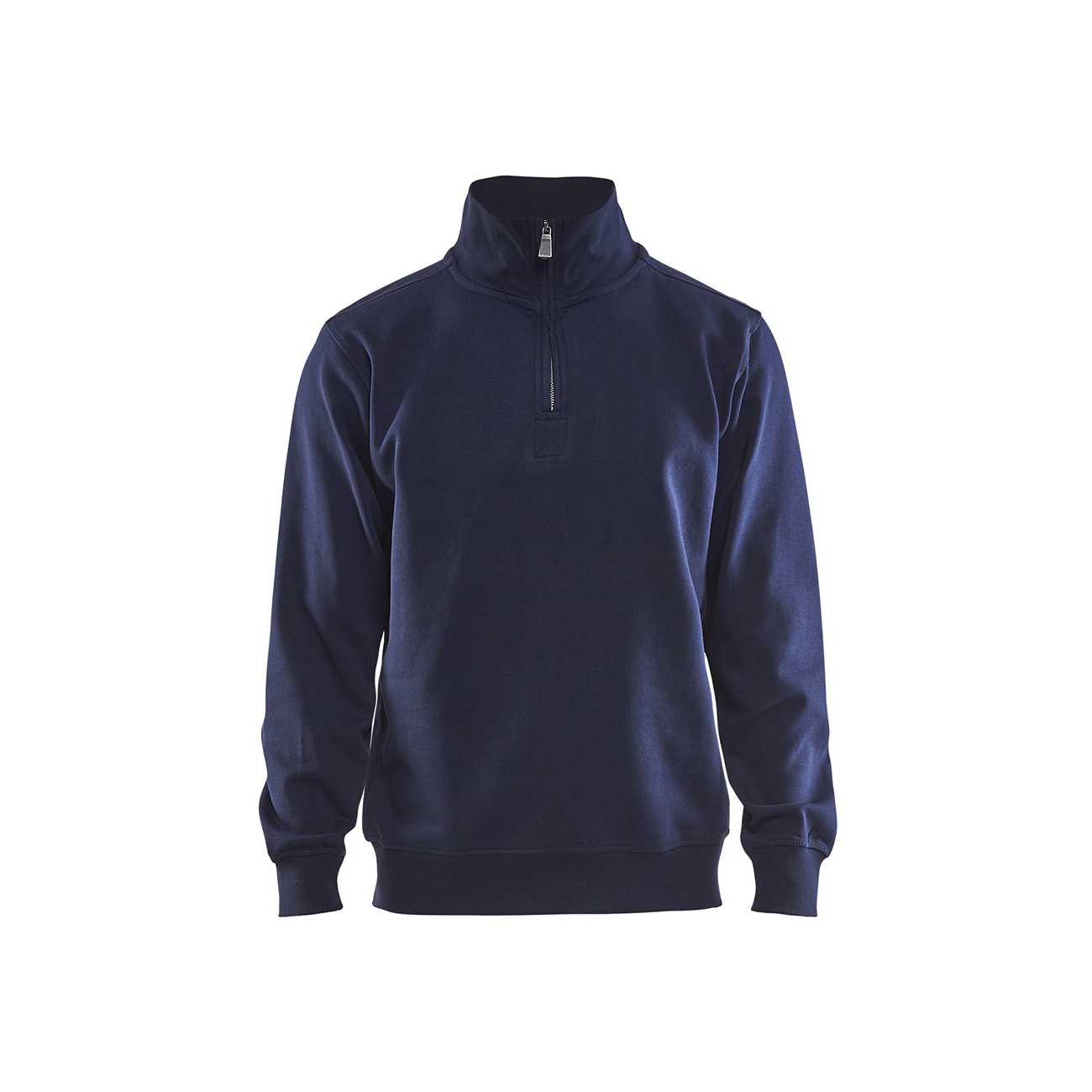 BLAKLADER 33651048 Sweatshirt With Collar Half-zip Work Sweatshirt MEN - Brushed Inside