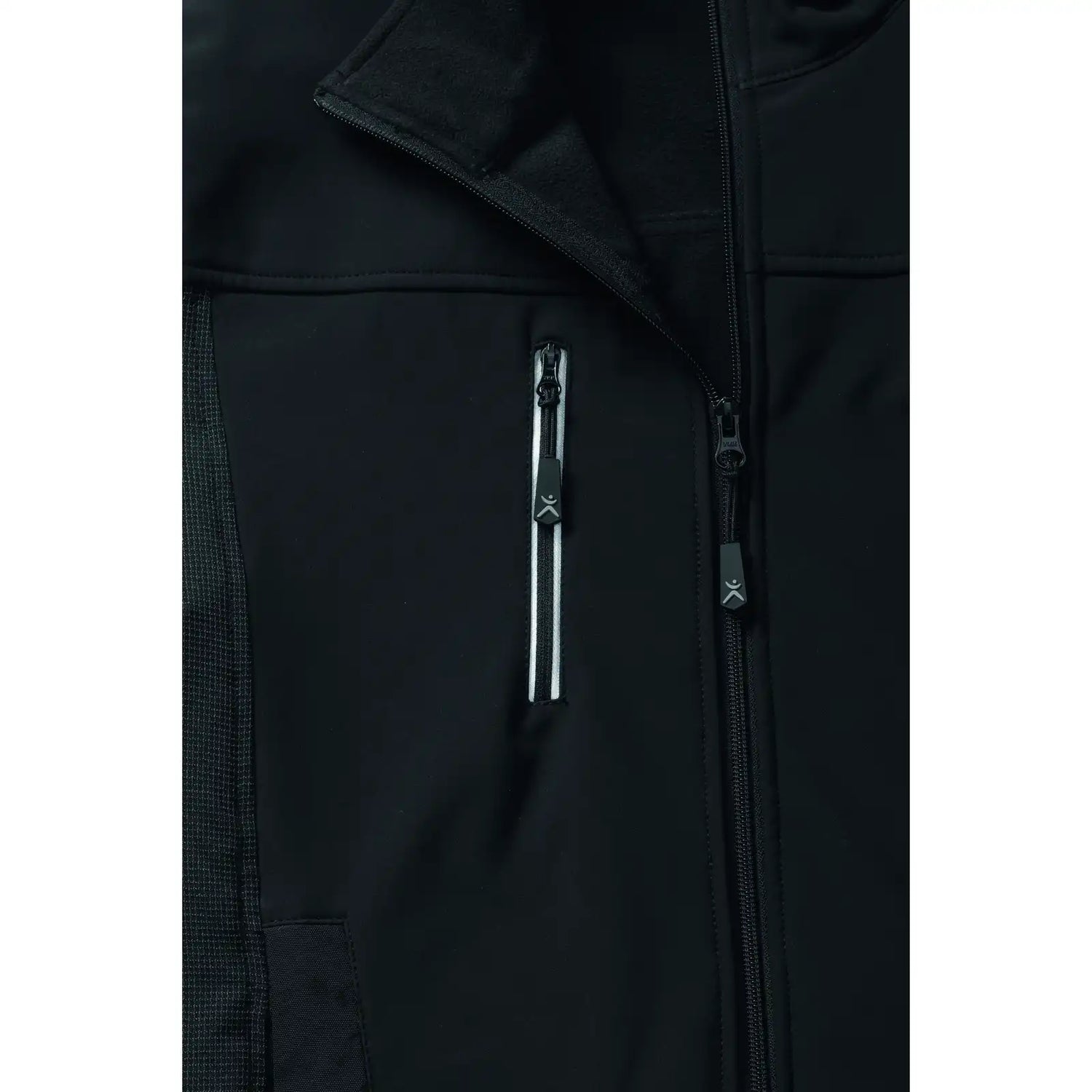 Planam Norit Herren Pure Softsh.  Jacke zink       102 zink - Extra Detailbild