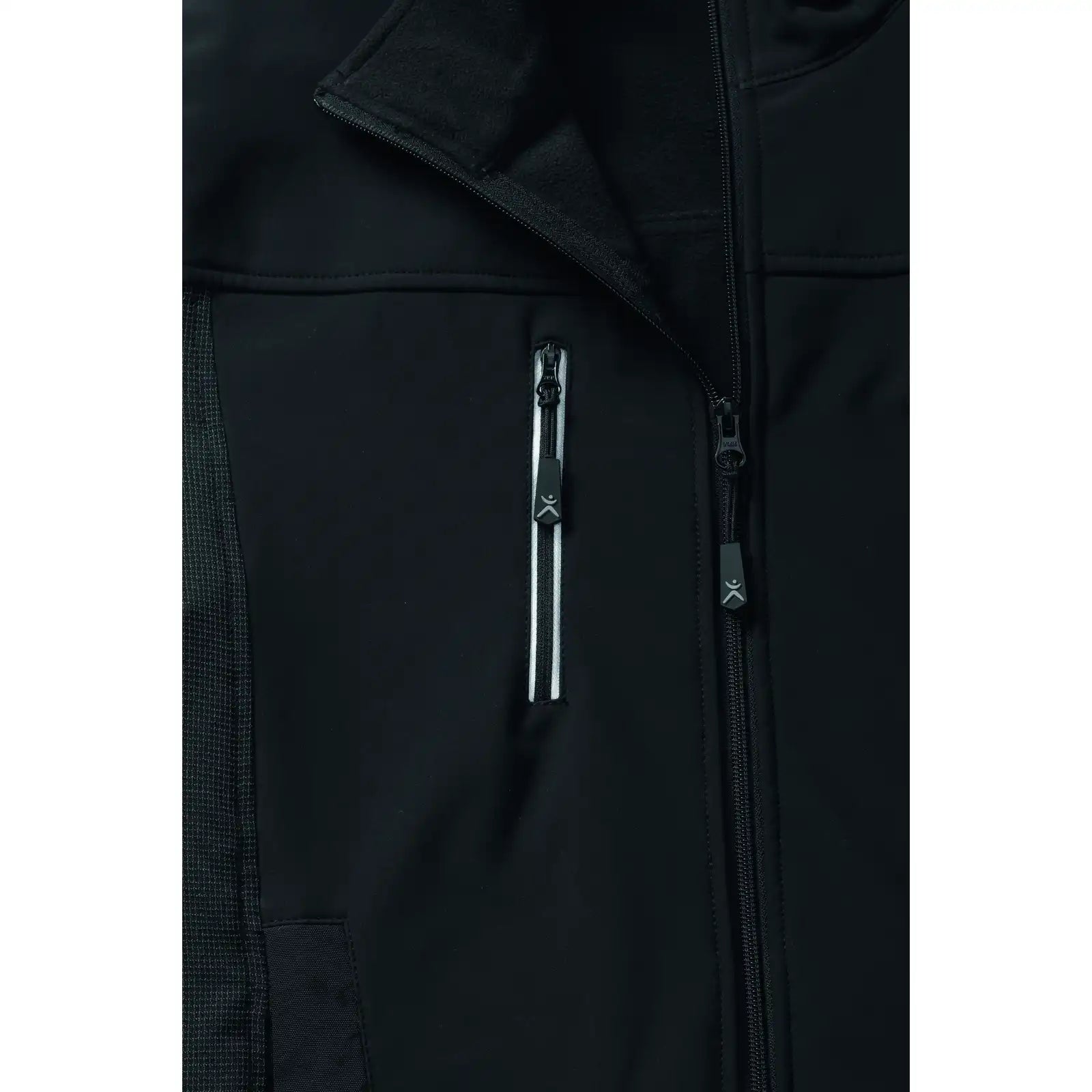 Planam Norit Herren Pure Softsh.  Jacke zink       102 zink - Extra Detailbild