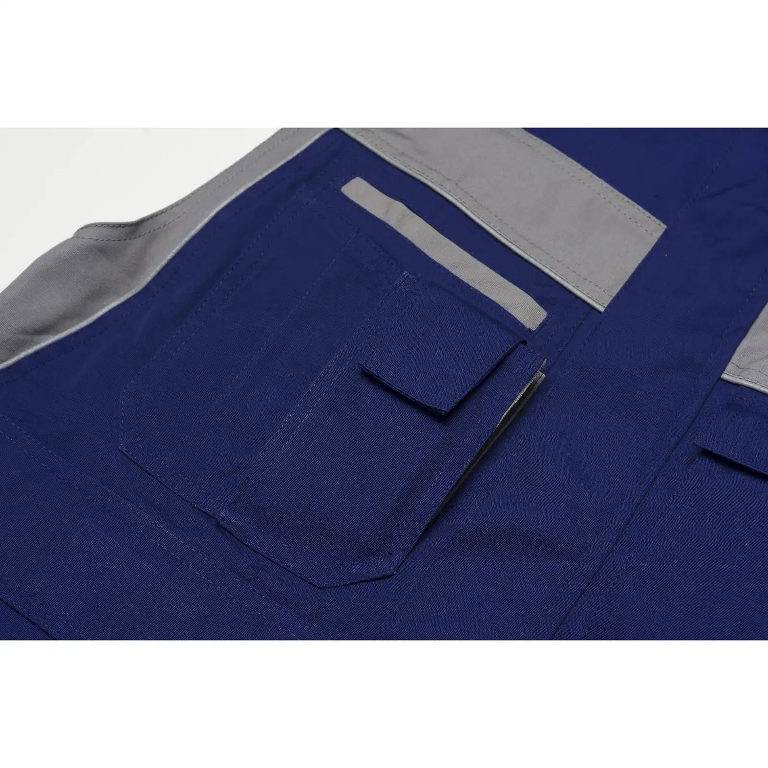 Planam Plaline Weste rot/schiefer XS rot/schiefer - Extra Detailbild