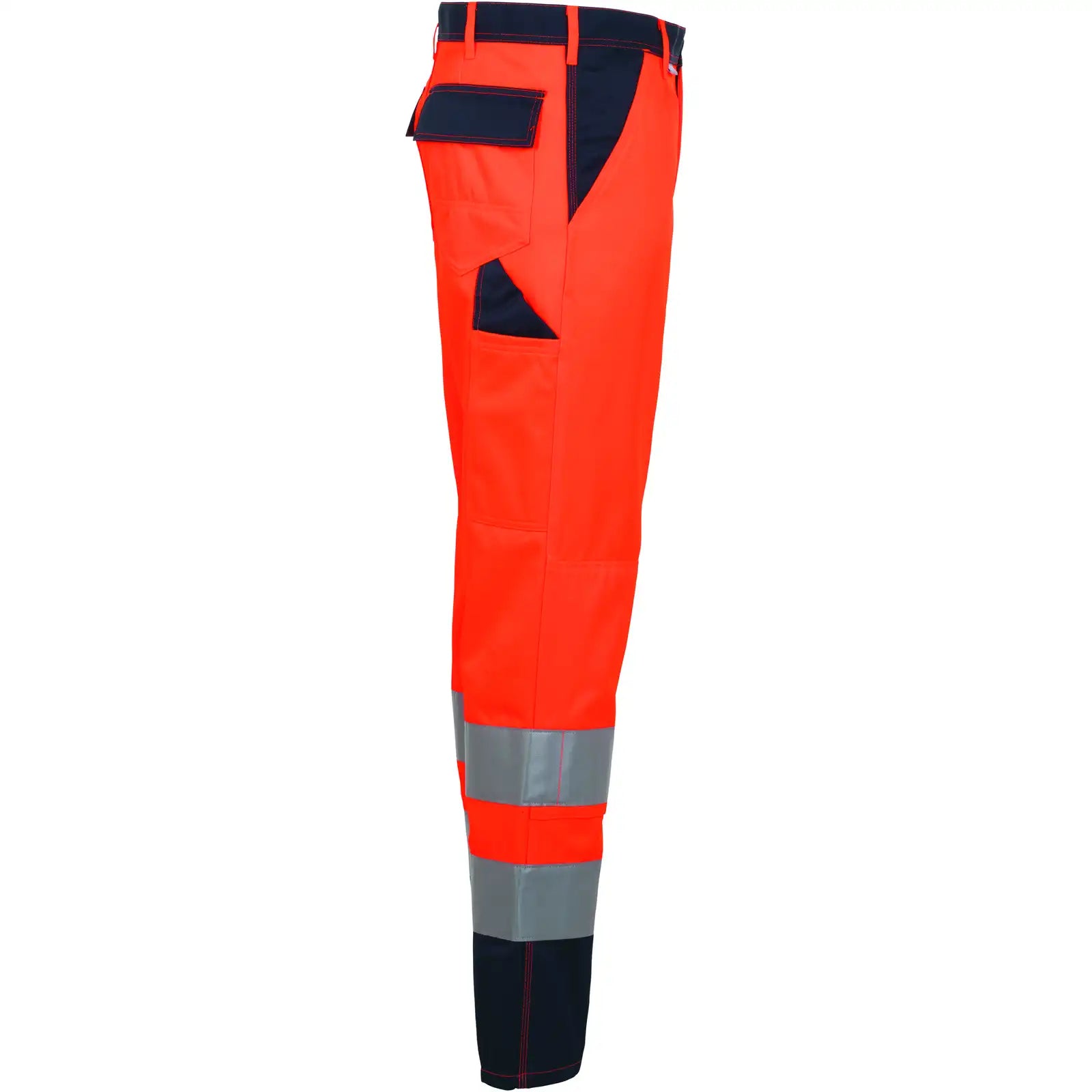 Planam Warnschutz Bundhose orange/marine 102 orange/marine - Produktbild ohne Model