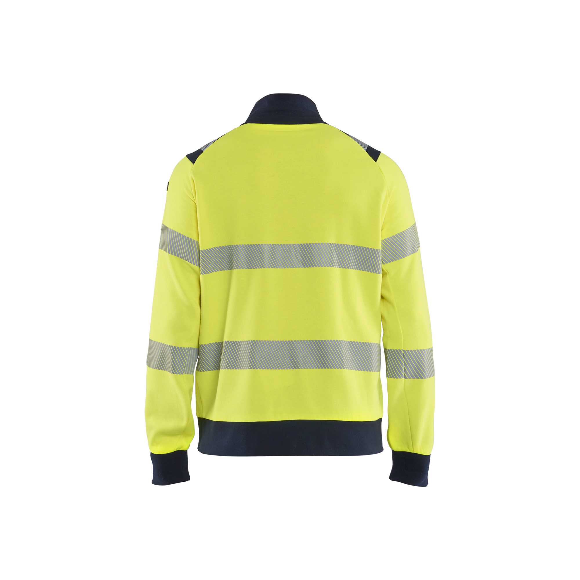 BLAKLADER 34611762 MULTINORM Hi Vis Reflective Full Zip Work Sweatshirt MEN - Flame Retardant