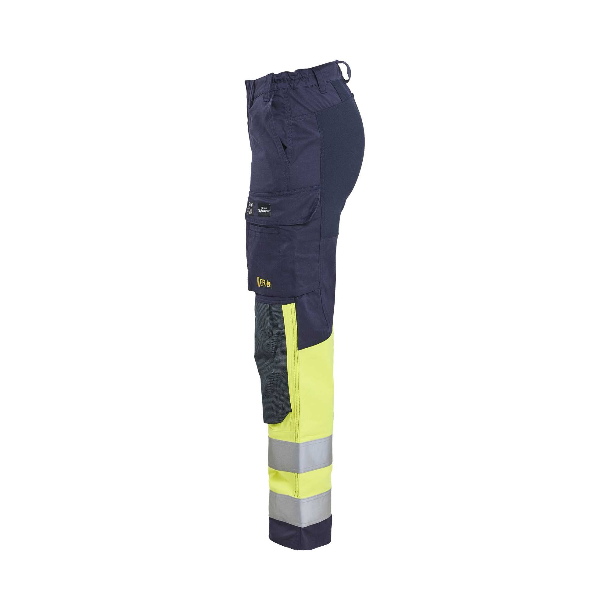 BLAKLADER 71871512 | Damen Multinorm inhärente Hose mit Stretch Hi Vis Reflektierende Arbeitshose Damen - Ripstop-Gewebe