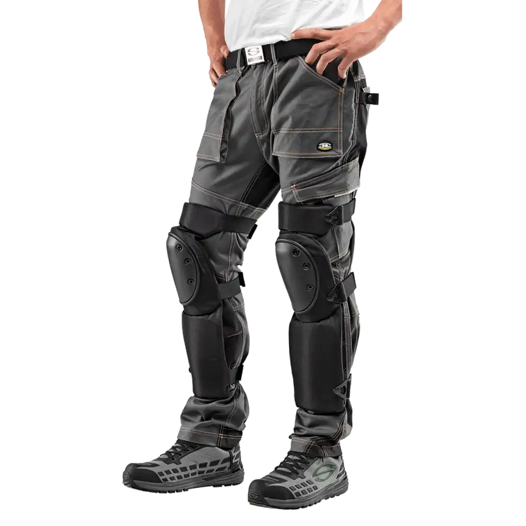TIBIA SAFE Kniebeschermer - Schokbescherming - Verstelbare Elastische Bandjes - EVA-schuim
