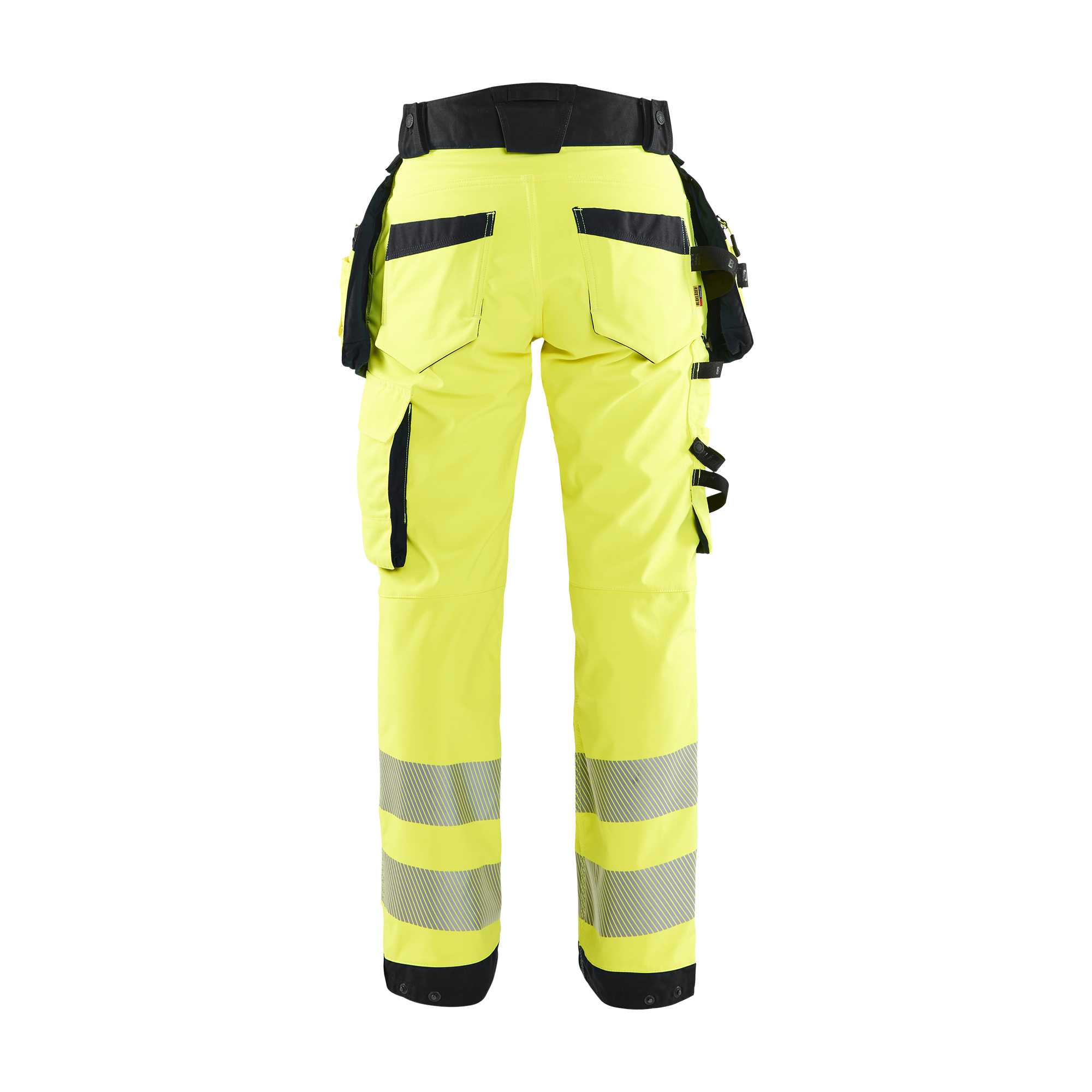 BLAKLADER 71182513 | Women's Hi Vis softshell trousers Hi Vis Reflective Work Trousers Women - Waterproof
