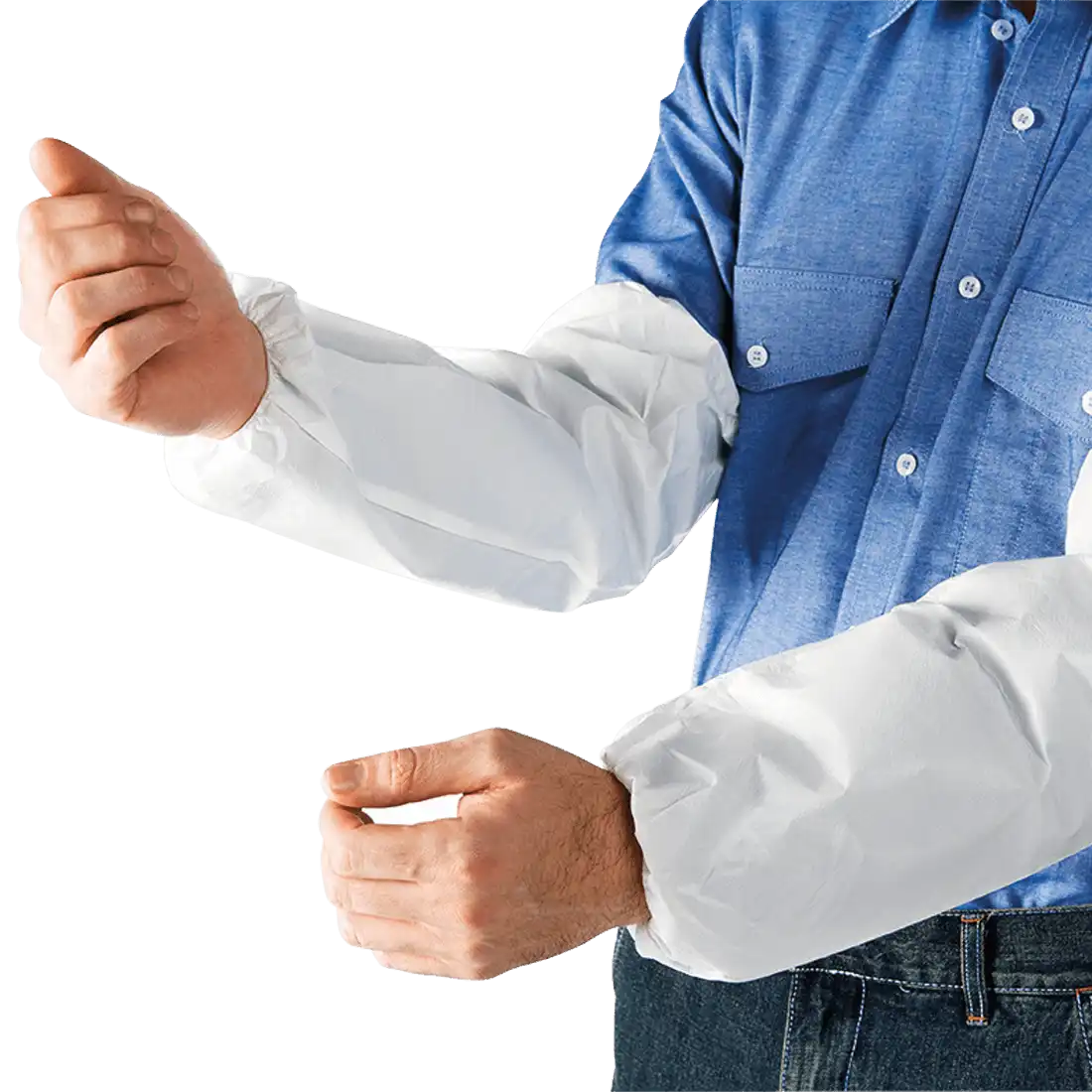 SIR SAFETY CHEMFOR (BOX 100 PCS) Work Shoe Covers MEN - Waterproof Microporous Fabric