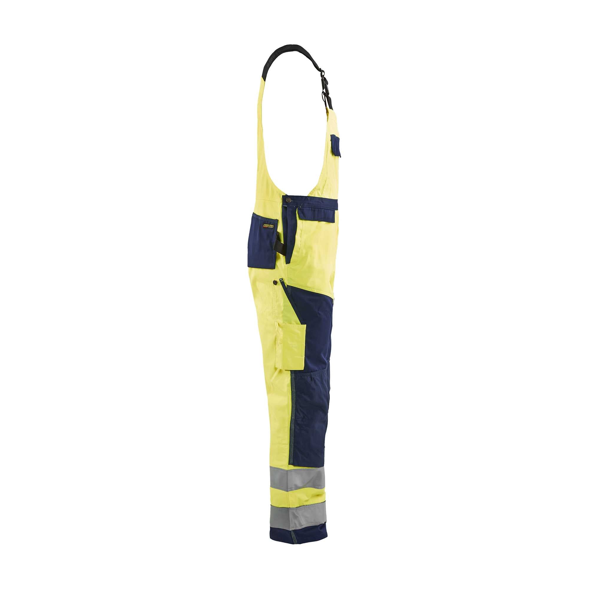 BLAKLADER 26601811 Hi Vis Bib trousers Hi Vis Reflective Work Bib Trousers Men - twill fabric