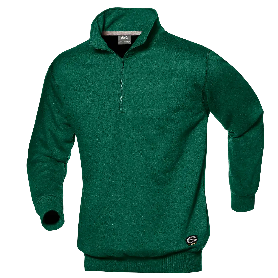 SIRFLEX SWEATSHIRT - Thermal - Zipper-Collar - Elastic-Knitted Cuffs - Image 1