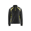 BLAKLADER 34321158 Hi Vis Reflective Half-zip Work Sweatshirt MEN - 100% Cotton