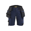 BLAKLADER 71751149 STRIKER Women's Craftsman Shorts with Stretch Work Shorts Women - Cordura Denim