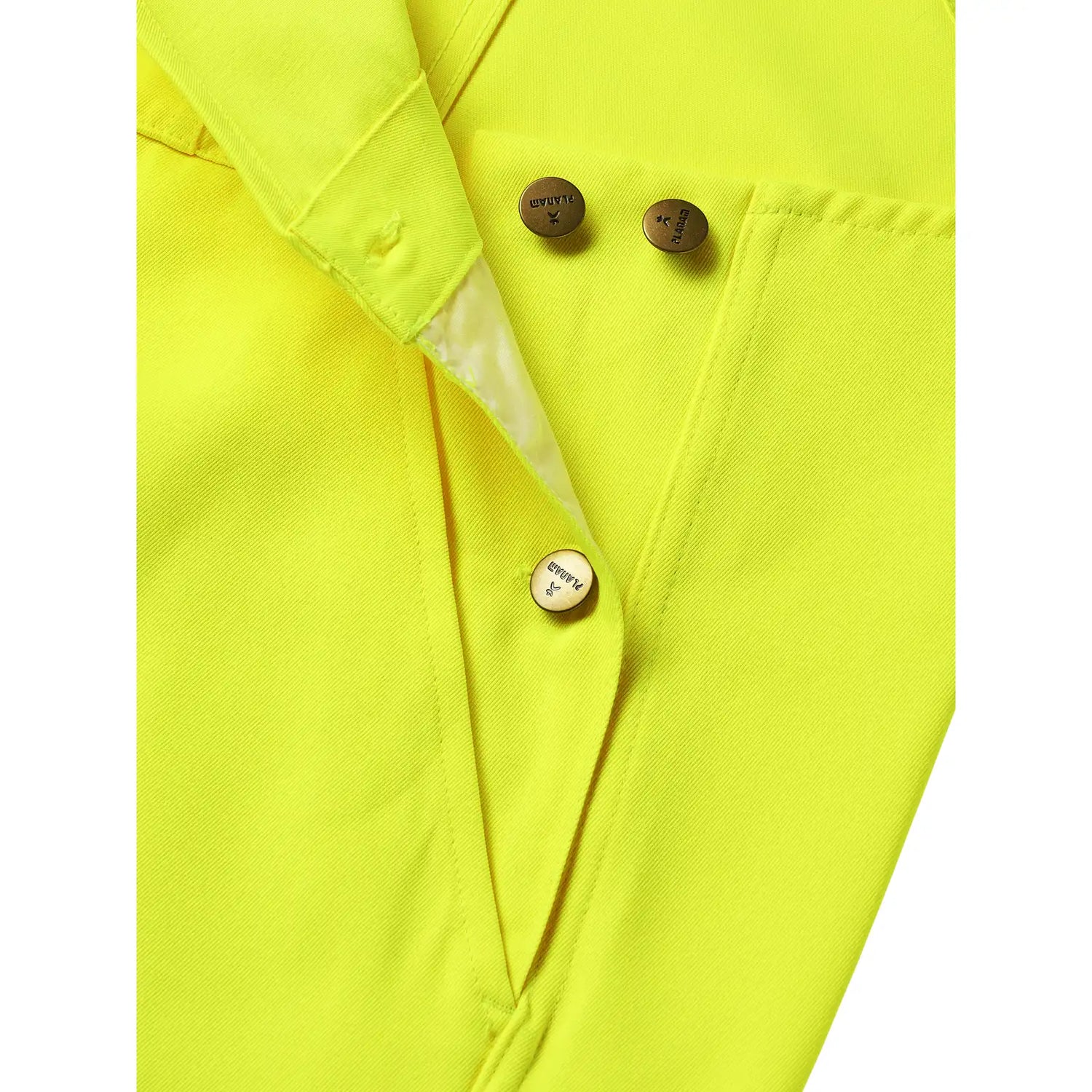 Planam Warnschutz Latzhose uni orange 102 uni orange - Extra Detailbild