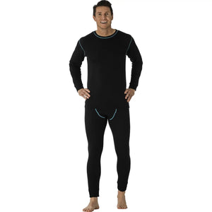 Planam Funktionsunterwäsche Set 180 schwarz S schwarz - Produktbild mit Model