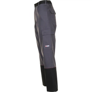 Planam Weld Shield Bundhose grau/schwarz 102 grau/schwarz - Produktbild ohne Model