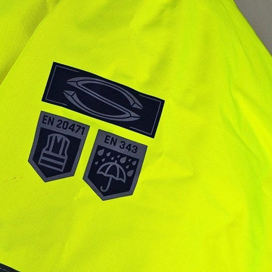 SUPER ESSENTIAL JACKET - Class 3 - Hi-Vis Reflective Bands - Quilted Padding - Image 10