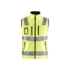 BLAKLADER 30492517 HI VIS SOFTSHELL VEST Hi Vis Reflective Work Softshell Vest MEN - Waterproof