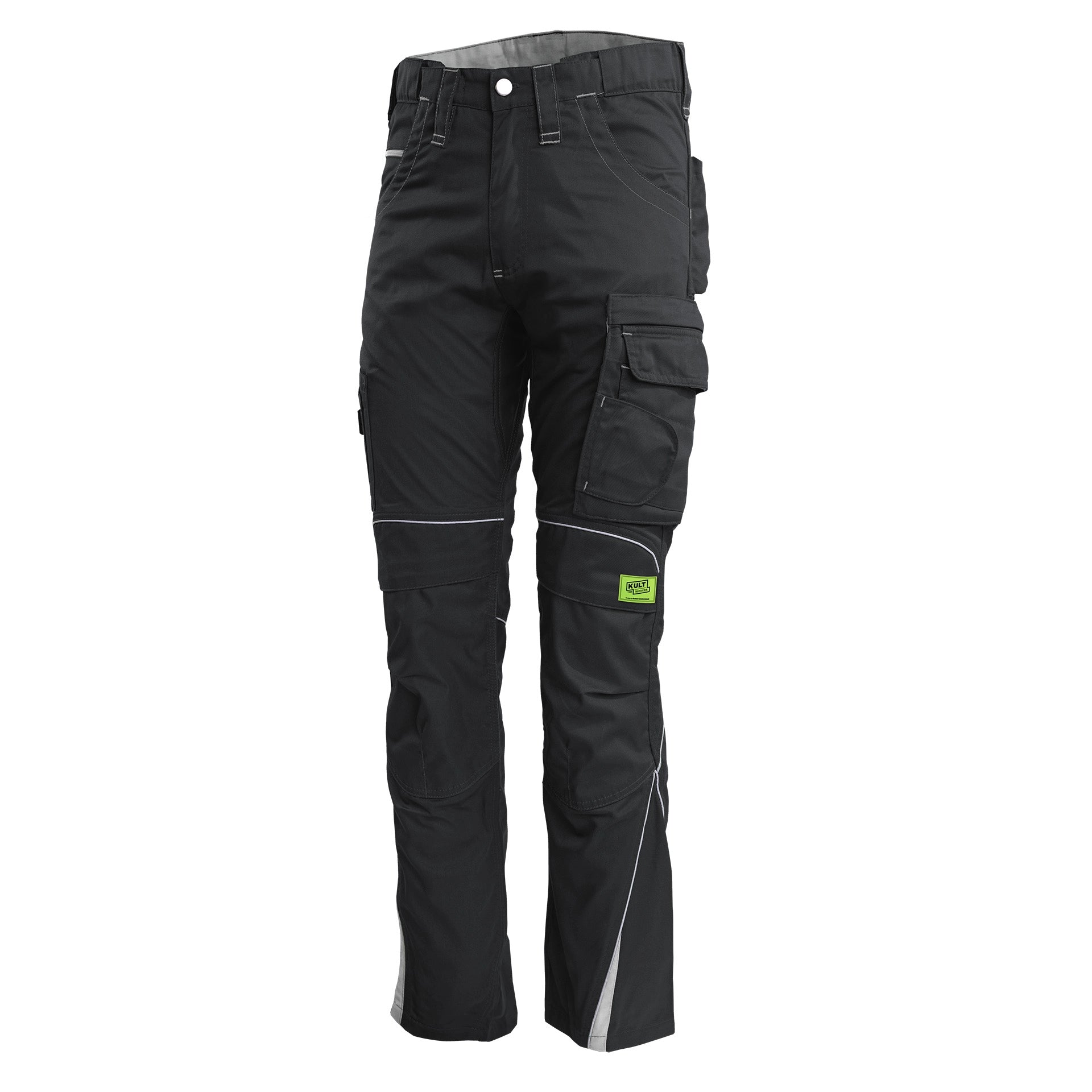 TMG Kult Worker Work trousers black - KW-320040_Bundhose_schwarz_vorne_1920x1920