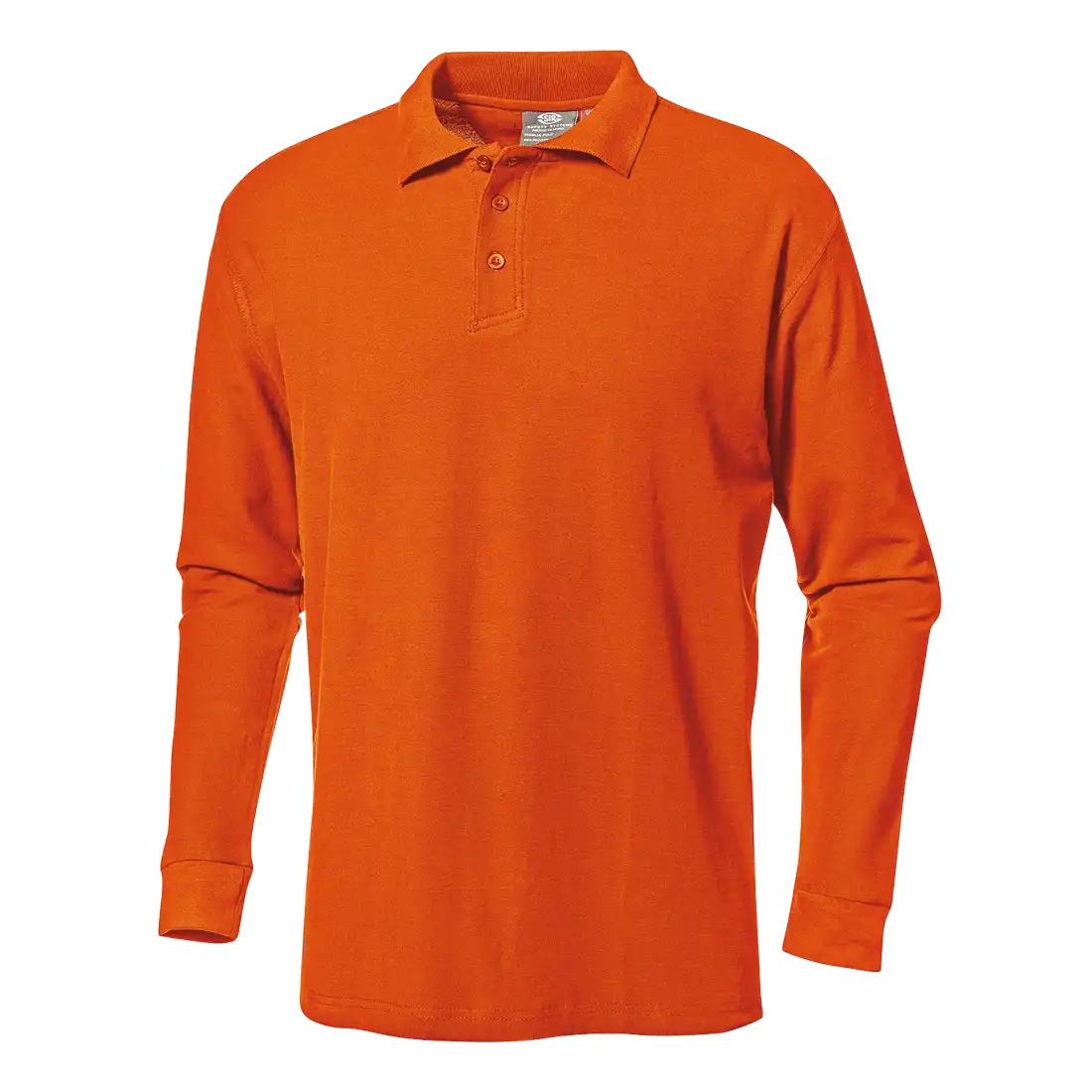 SIR SAFETY PIQUET Polo Langarm Arbeits-Poloshirt HERREN - 100% Baumwolle