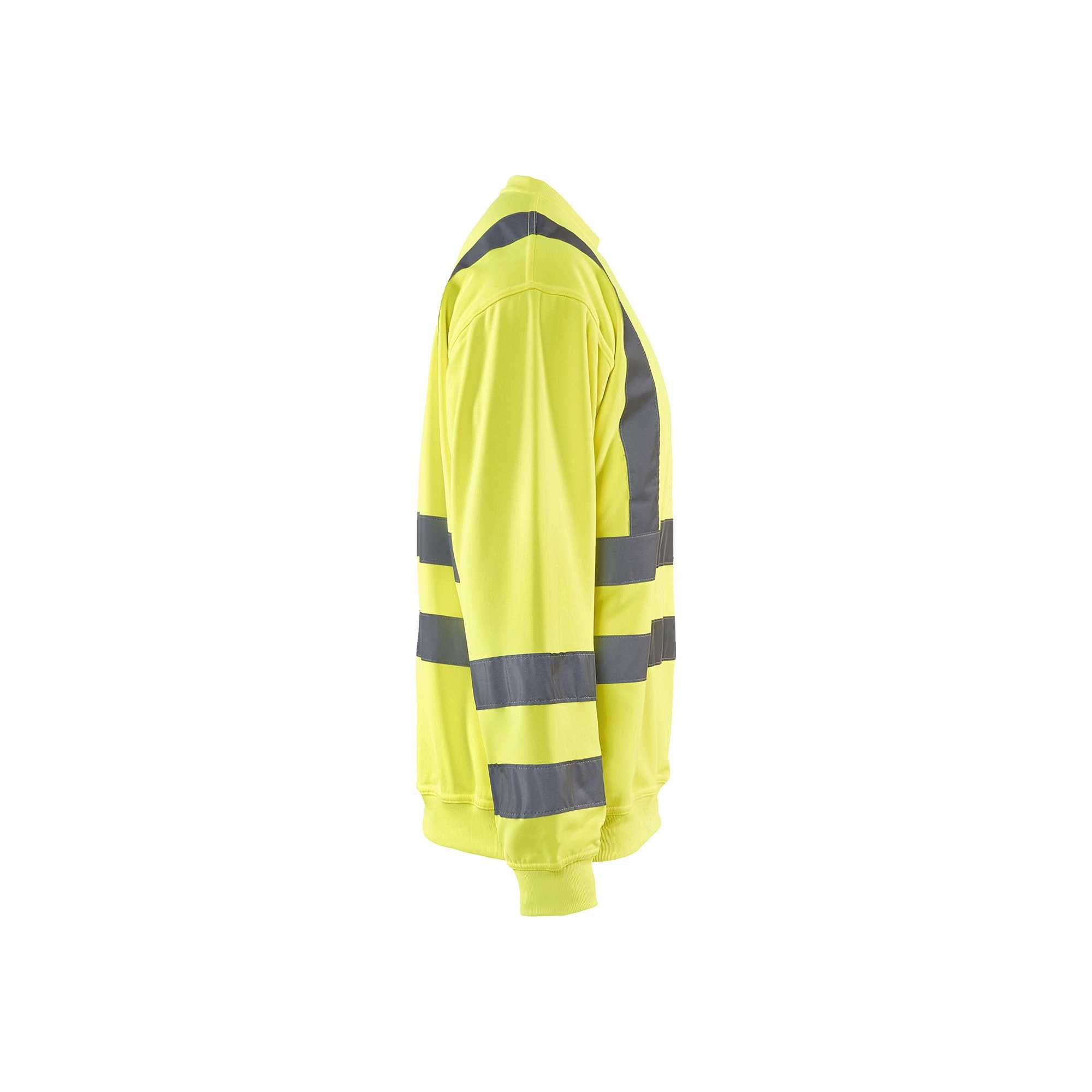 BLAKLADER 33411974 Hi Vis Reflective Work Sweatshirt MEN - 100% Polyester