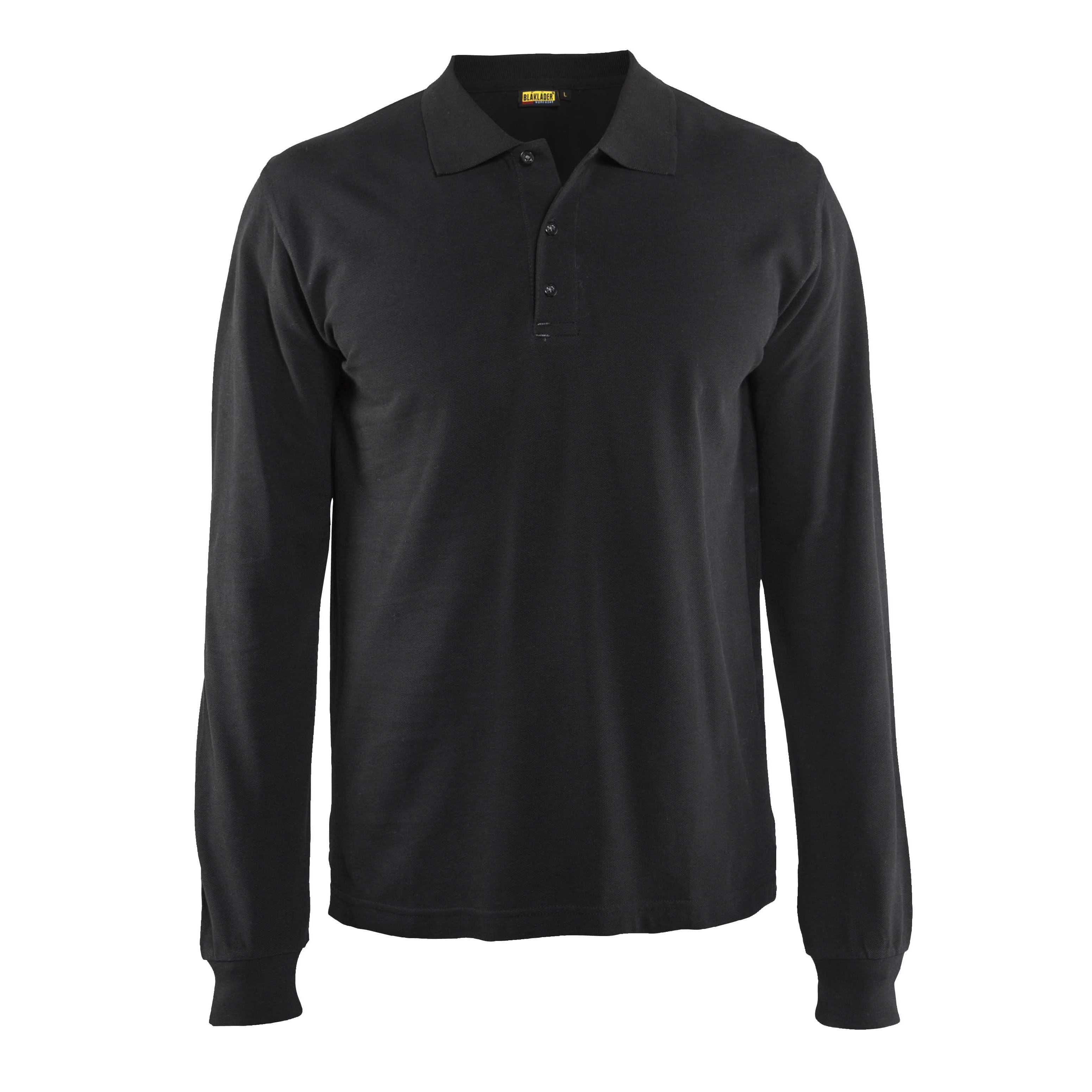 BLAKLADER 33881050 Polo Shirt Long Sleeved Work Sweatshirt MEN - 60% Cotton