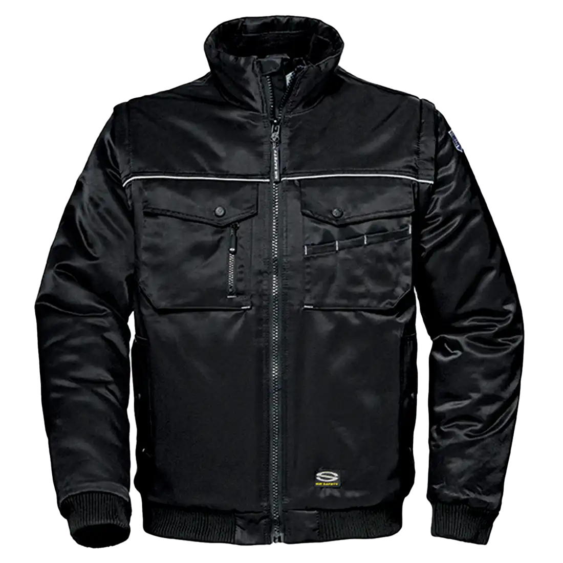 PATRIOT BLOUSON Jacket - Reflective Piping - Detachable Sleeves - Breathable Fabric - Image 1