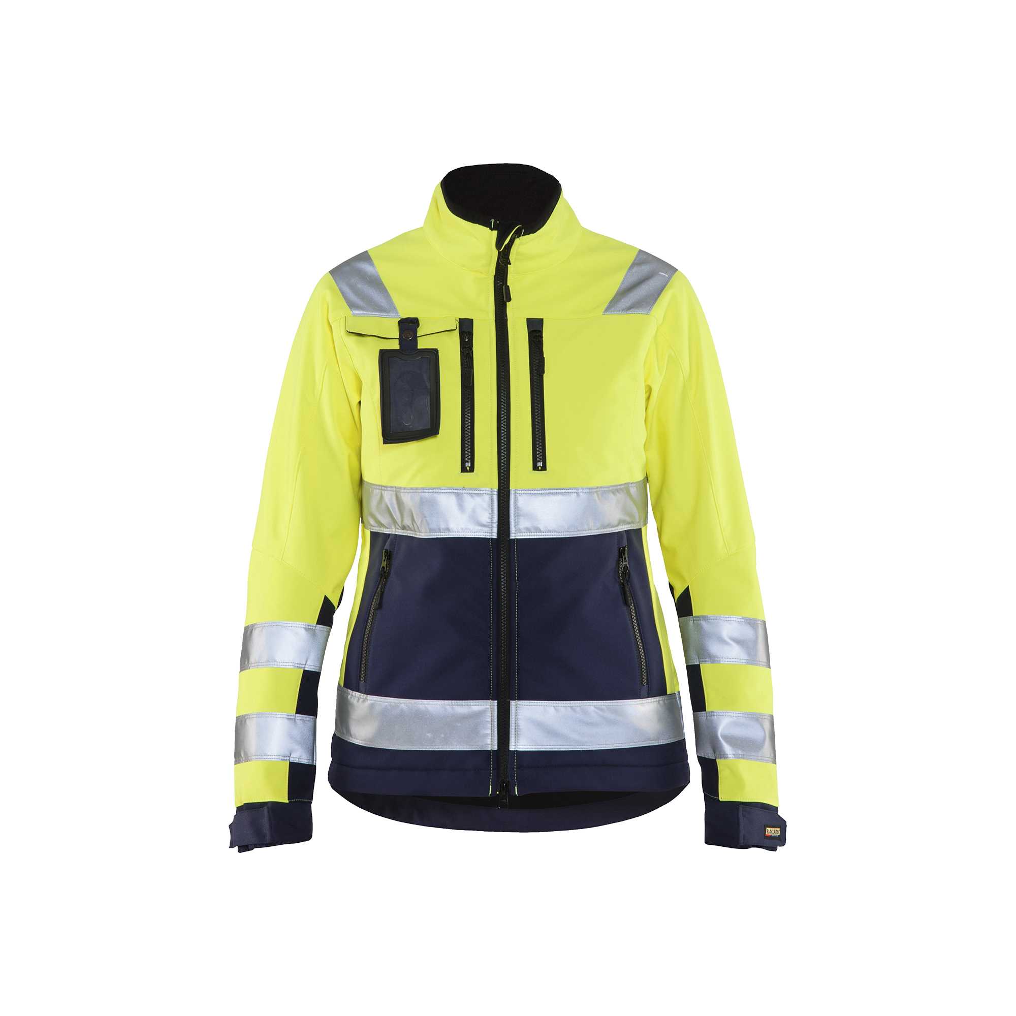 BLAKLADER 49022517 Women's Hi Vis Softshell Jacket Softshell Work Jacket WOMEN - Waterproof