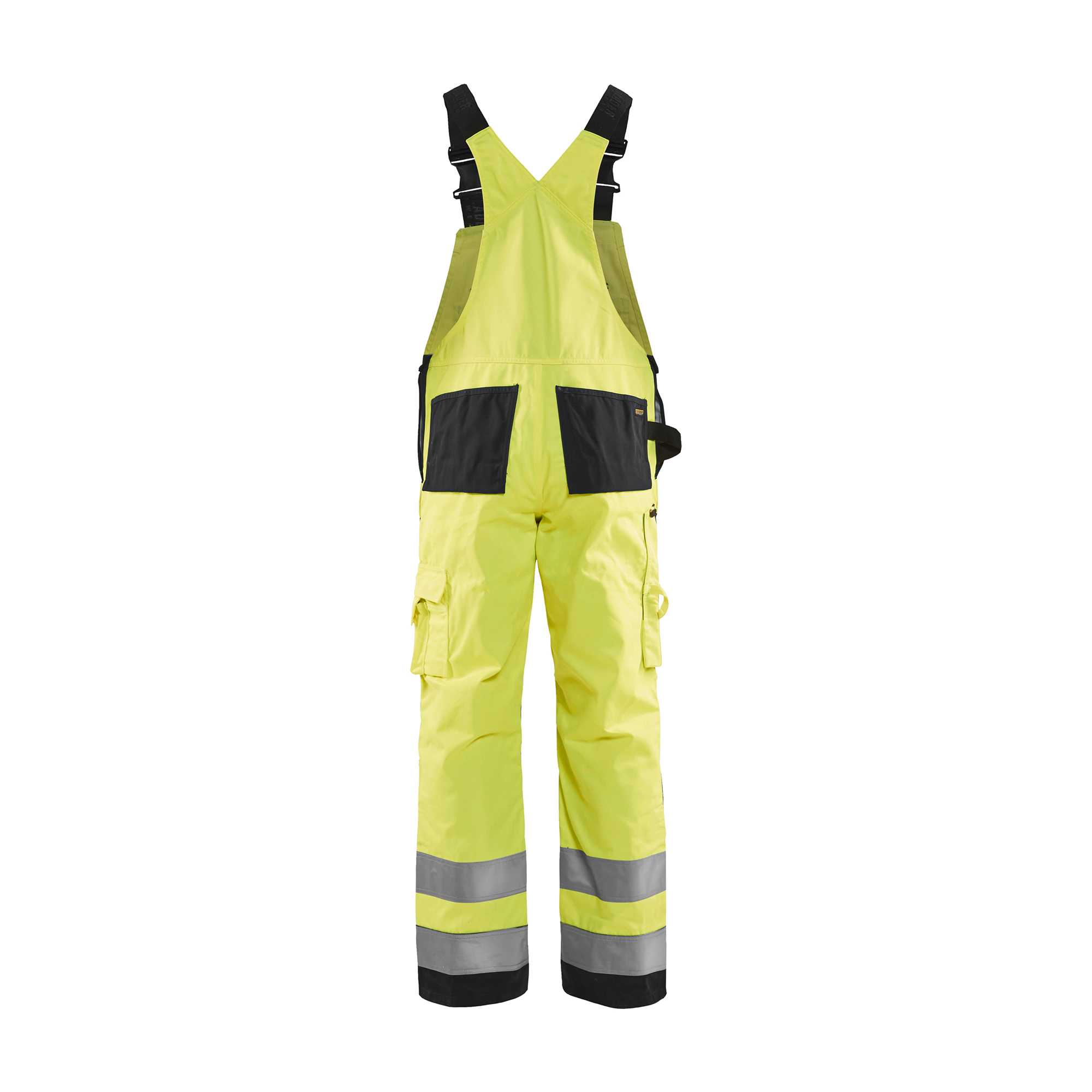 BLAKLADER 26601811 Hi Vis Bib trousers Hi Vis Reflective Work Bib Trousers Men - twill fabric