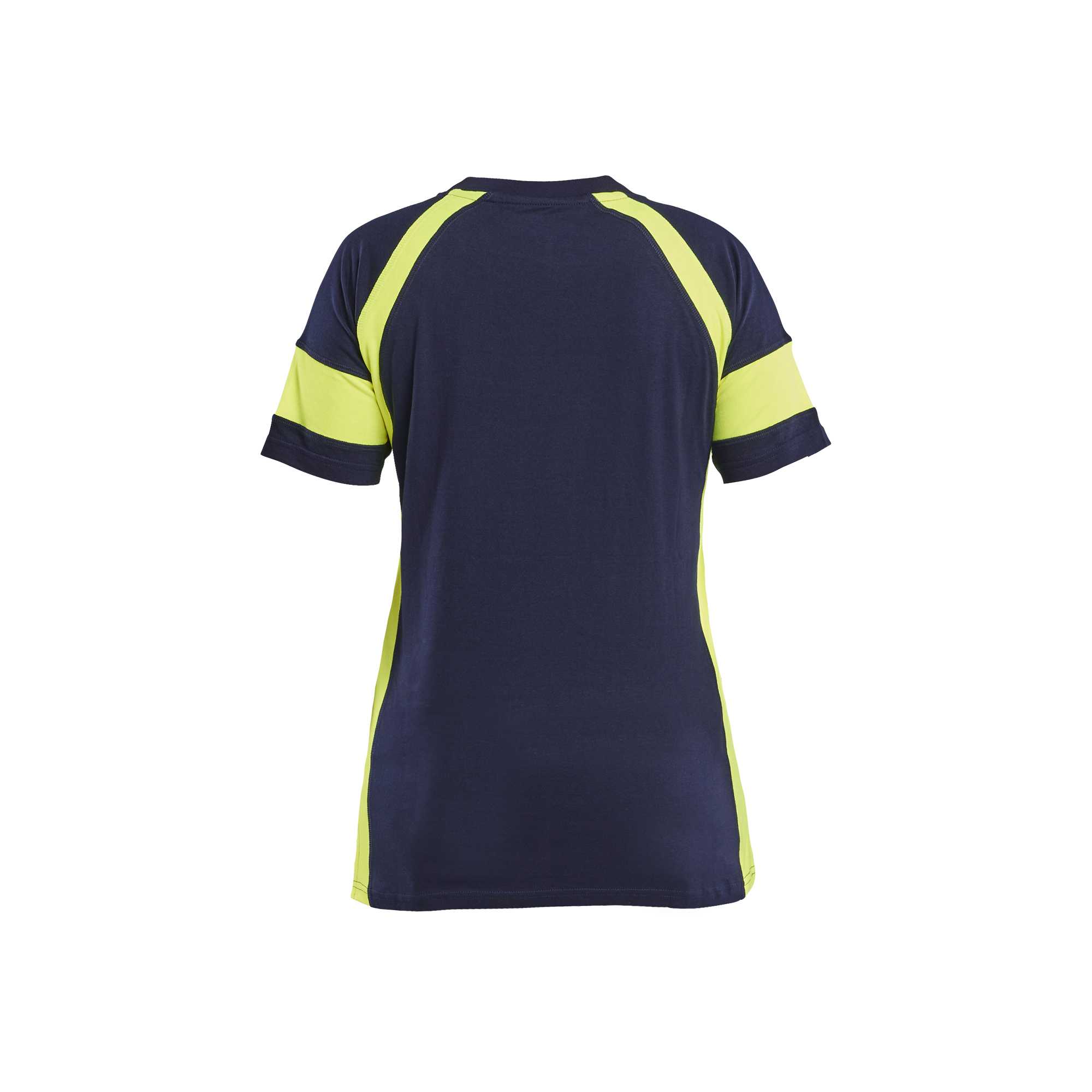 BLAKLADER 35241030 Women's T shirt with Hi Vis Hi Vis Reflective Short Sleeve Work T-Shirt WOMEN - 100% Cotton