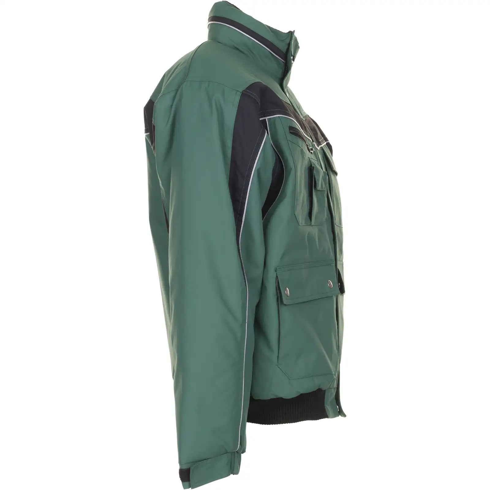 Planam Plaline Winterblouson grün/schwarz XS grün/schwarz - Produktbild ohne Model