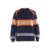 BLAKLADER 34091158 Hi Vis Reflective Sweatshirt WOMEN - 100% Cotton