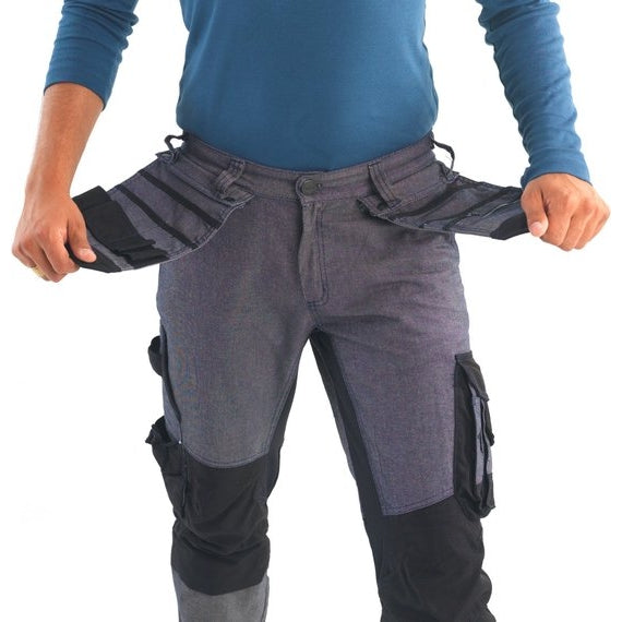 BITCO SCHELDE Workjeans - Water-Repellent - Ultra-Stretch Fabric - Reinforced Knees - Image 5