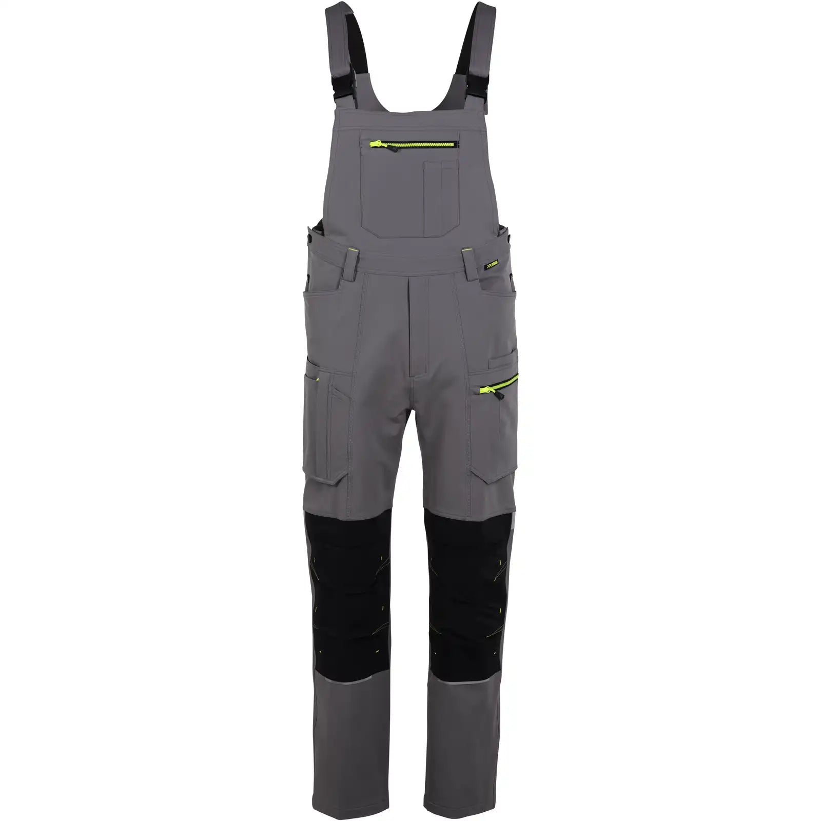 Planam rECOline Latzhose zink/schwarz      102 zink/schwarz - Vorschaubild