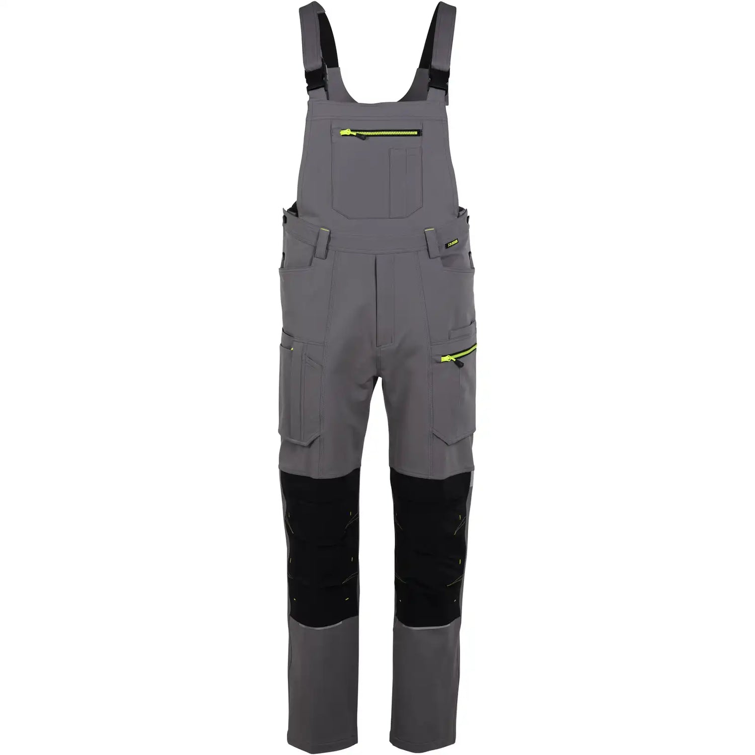 Planam rECOline Latzhose zink/schwarz      102 zink/schwarz - Vorschaubild
