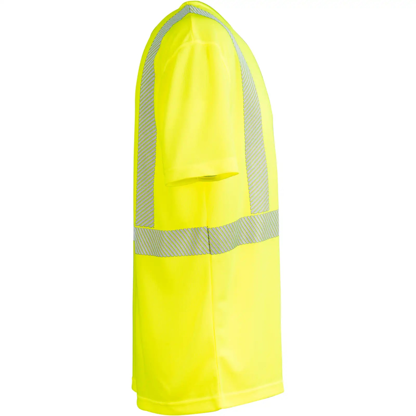 Planam Norit Warnschutz T-Shirt kurzarm gelb  XS gelb - Produktbild ohne Model