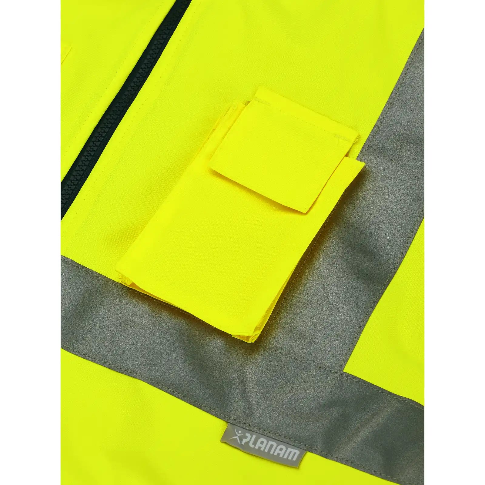 Planam Warnschutz Winterweste uni orange S uni orange - Extra Detailbild