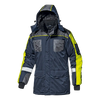 FREEZER JACKET - Hi-Vis Yellow - Reflective Bands - Detachable Hood - Image 1