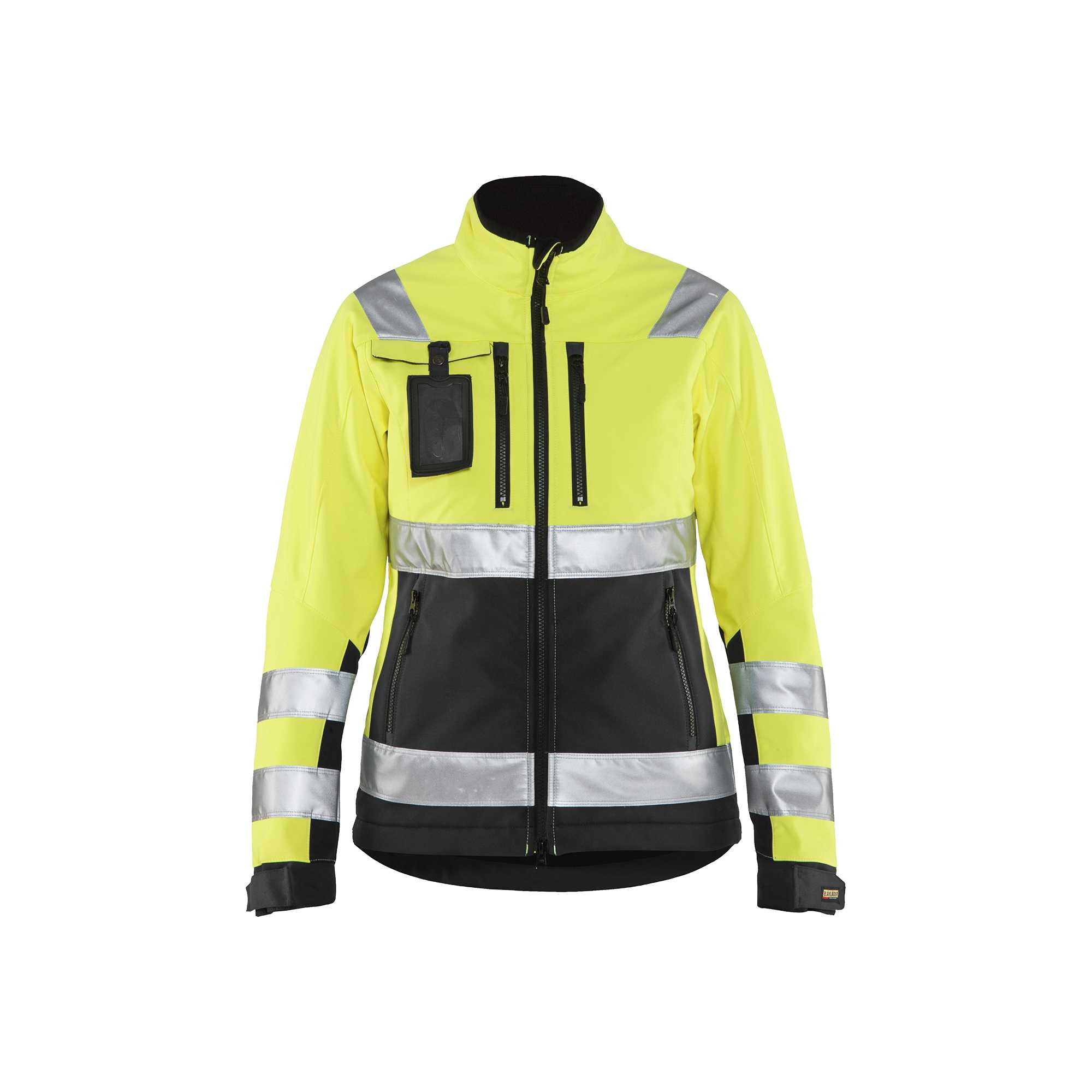 BLAKLADER 49022517 Women's Hi Vis Softshell Jacket Softshell Work Jacket WOMEN - Waterproof