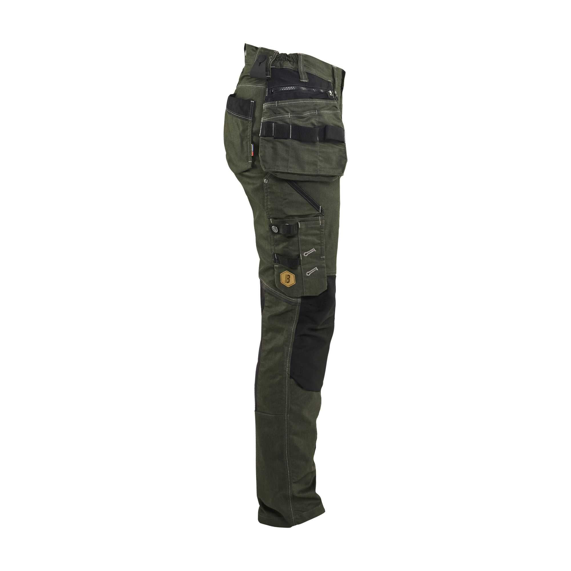 BLAKLADER 79901141 Women's Craftsman Trousers X1900 Stretch Work Trousers Women - Cordura Denim
