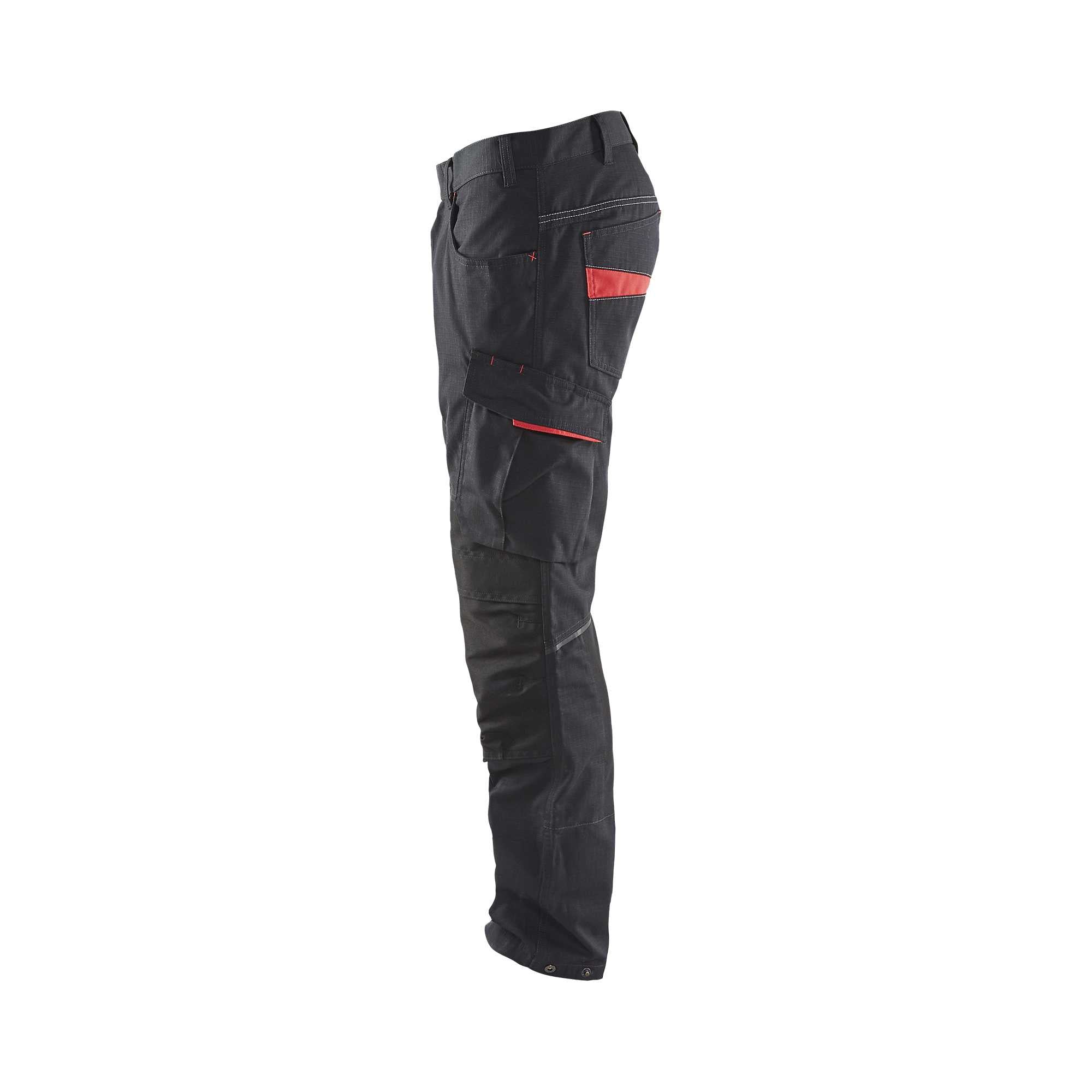 BLAKLADER 14951330 | Service Trousers with Stretch Work Trousers Men - Ripstop Fabric